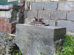 
An axle shaft bearing at the Abersychan limekilns, June 2013